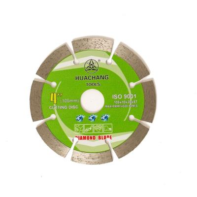 China High Quality Cold Press 4inch 105×1.2/1.8×10×20×8T Segmented Diamond Blade For General Purpose , Stone for sale