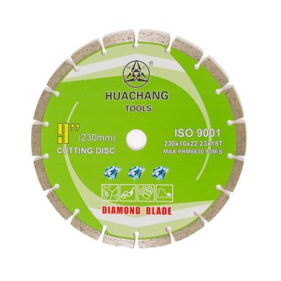 China Cold Press 230×1.8/2.6×10×22.23×18T Segmented Diamond Blade Dry Cutting Porcelain Cutting Disc For Ceramic ,Tile,Granite for sale