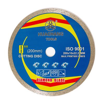 China high quality 8inch 200×1.6/2.2×10×22.23mm Hot Press Diamond Tile Saw Blades For General Purpose ,Ceramic , Marble for sale