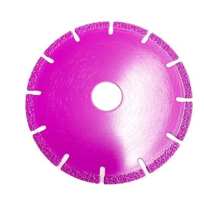 China High Quality 100×1.4/2.2×5×20×12T Vacuum Brazed Diamond Saw Blade For Machinery Processing Industry for sale