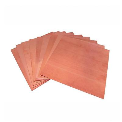China 1000mm-3000mm Copper Sheet Plate Anodized With T/T Payment Term en venta