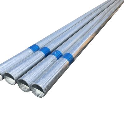 China Pre Hot Dipped Galvanized Round Steel Pipe 1.5 Inch 2 Inch 3 Inch Rectangular Section for sale