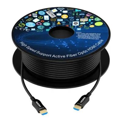 China 8k High Speed HDMI Cable 3D 60HZ AOC Fiber Optic HDMI Cable 100m HDMI AOC Cables for sale