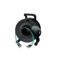 Quality SC FC ST LC Connector Retractable Ethernet Tactical Fiber Optic Cable Reel For for sale