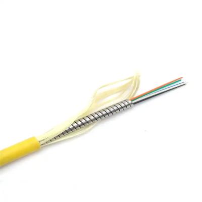 China 6.0 SM 6C G657A2 LSZH PE PVC Anti Rodent Anti Bending Flexible Optical Cable for sale