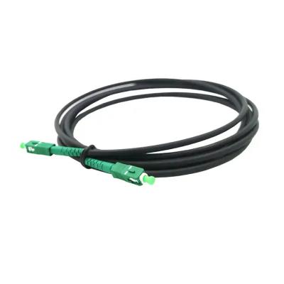 China FTTA FTTH Optical Fiber Drop Cable 5mm With SC APC Connector for sale