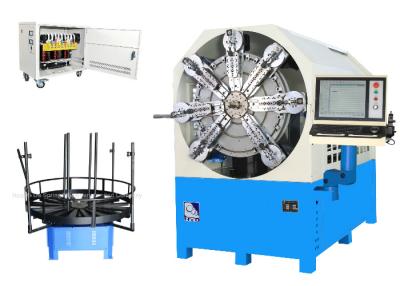 China Wire Rotary CNC Spring Manufacturing Machine With Twelve To Fourteen Axes for sale