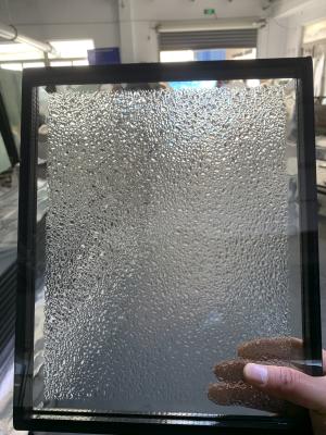 China Pattern Beveled Insulated Glass Unit For Wood Doors Diamond Beveled Glue Chip Beveled Acid Etched Beveled for sale