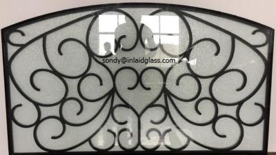China 25.4MM Wrought Iron Glass for sale