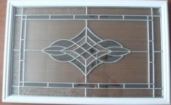 China Ventana decorativa de la puerta de cristal de desplazamiento de 600 X de 600M M y reemplazo del marco insonoro en venta