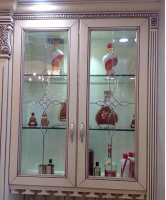 China 7.5MM 1.2M Decorative Triple Glazed Argon Filled Windows With Patina Caming for sale