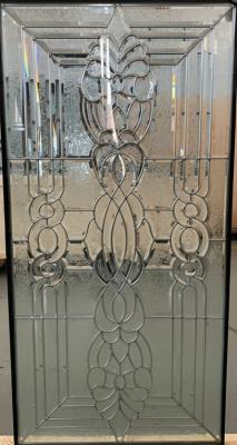 China 80 X 25in Door Leaded Glass for sale