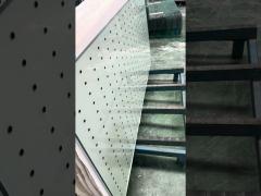 6.78MM 커스터마이즈드 스크린 프린트 맑은 래미네이트 안전 유리 문