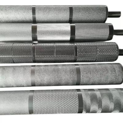 中国 Metal And Paper Towel Embossing Paint Roller For Leather Belt Embossing Roller Machine 販売のため