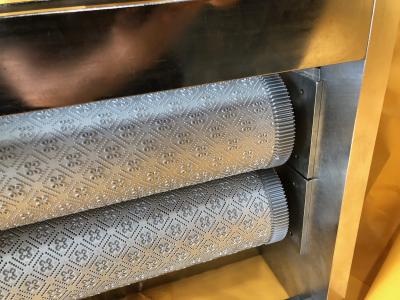 China Customized Seamless  Alloy Steel Embossing Cylinder For Ultrasonic Embossing Machine for sale