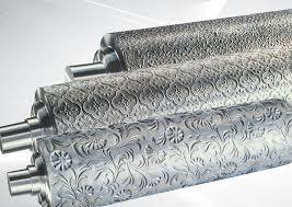 China Anti - corrosive Embossing Roller For Wall Paper / Plastic / Sheet  / Leather for sale