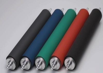China High Performance Laminating Industrial Rubber Rollers For Plastic , Dyeing , Cement for sale