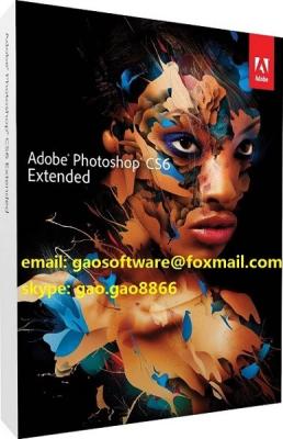 China adobe photoshop cs6 extended key license code for sale