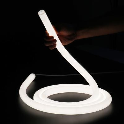 China Difusor llevado luminoso de la luz de tira de 360 grados alrededor de la luz del tubo de neón de la cuerda de 360 silicones en venta