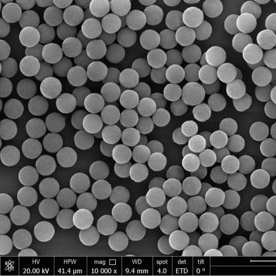 China Grânulos magnéticos Carboxyl do polímero para Immunodiagnosis 5μm 10 magnésio/mL 50 mL à venda