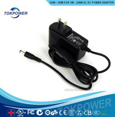 中国 PSE の承認の 12v Dc の変復調装置力のアダプター 2.1mm 5.5mm 1a 1000ma CCTV PSO LED の運転者 販売のため