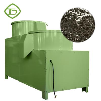 China 7.5KW Organic Fertilizer Polishing Machine Cow Dung Pellet Making Machine for sale