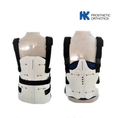 China Perforated Breathable Fabric Lumbar Sacral Support Back Brace for sale