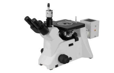 China Coaxial  Adjustable Brightness  And Plan Achormatic Inverted Metallurgical Microscope for sale