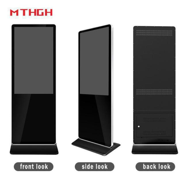 49 Inch 1080 P Resolution Floor Standing Digital Signage With 8GB Storage And Wi-Fi/Bluetooth/USB Connectivity 03