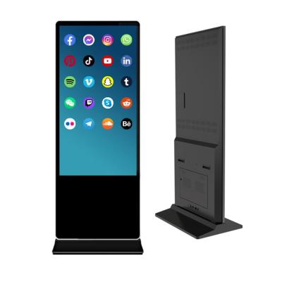 China Indoor Floor Standing Digital Signage Display With Android Windows Operating System for sale