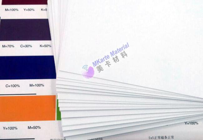MGI Digital Printable White Pvc Sheet 0.15mm-0.40mm With Strong Peeing Strength