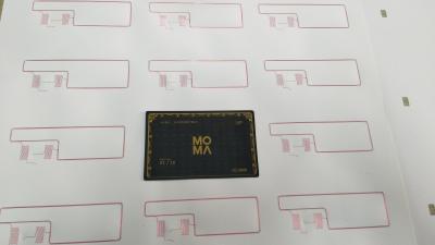 中国 A3 IC Fudan F08チップのRFIDカード生産のためのPVC RFIDインレイ/プレラムシート 販売のため