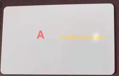 中国 カード製造用の白色空白カード CR80 ((54*85.6mm) 販売のため