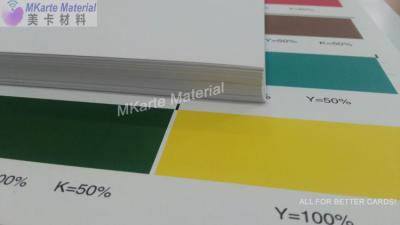 China Card Production Digital Printing PVC Sheets For HP Indigo Printer for sale