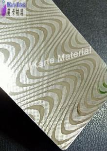 China Textured Or Patterned Card Laminated Steel Plate For Card Lamination for sale