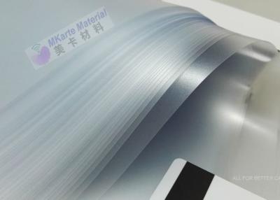 China Transparent 0.1mm 6.0 N/Cm 40 MPa PVC Coated Overlay for sale