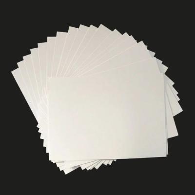 China Milk White A3 0.76mm Offset Printing PVC Core Sheet for sale