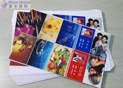 China A3 Size 0.76mm Silk Screen Printing PVC Core Sheet for sale
