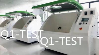 China Light Green Color Cyclic Corrosion And Salt Spray Test Chamber With Touch Screen Controller for sale
