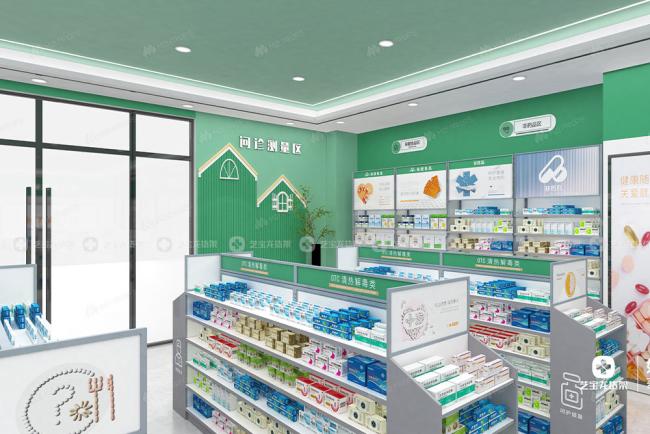 Pharmacy display rack design - interior view 4