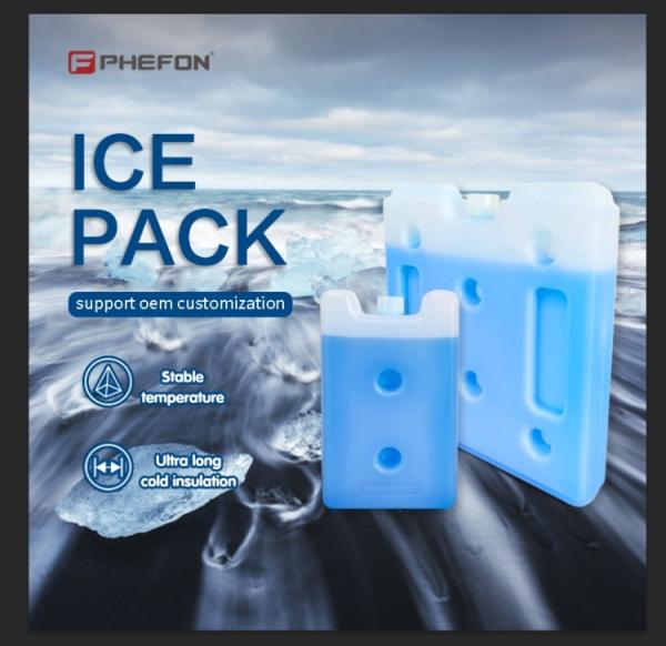 Quality 600ml Reusable Freezer Ice Packs Refreezable Ice Block For Shipping for sale