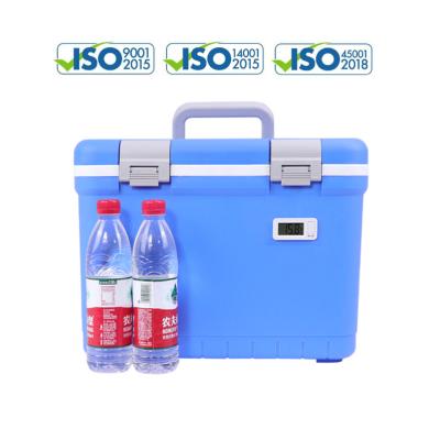 China 18L Phefon Portable Blood Transport Ice Chest Cooler Plastic Vaccine Cooler Box for sale