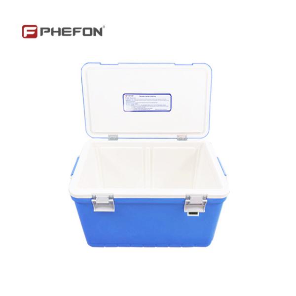 Quality Buckle Lock Vaccine Box Cooler 35L Cooler Box With Ice Packs for sale