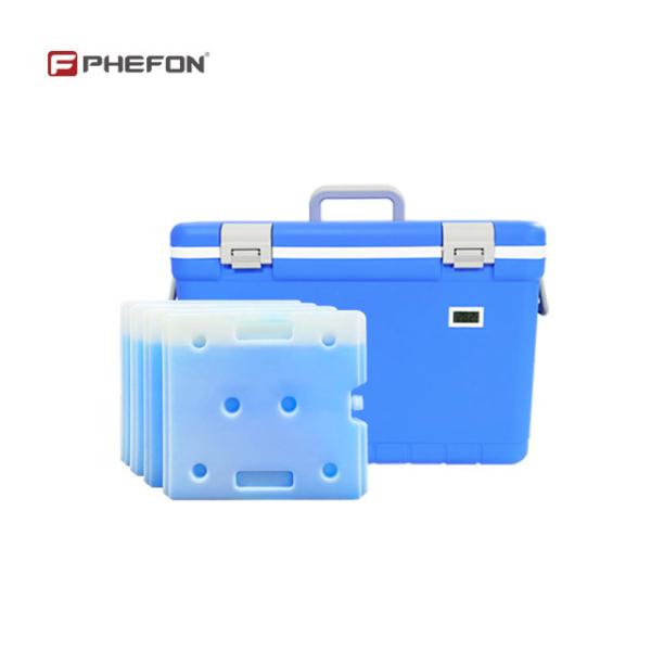 Quality 35L Insulated Good Perfomance Medical Ice Cold Box for Temperature Control  With Ice Packs for sale