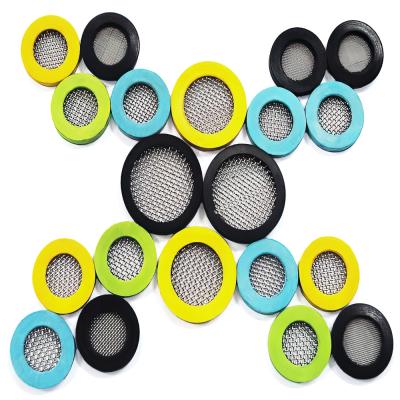 China Plumbing Pipe Screen Mesh Rubber Gasket For Faucet Rubber Seal Ring for sale