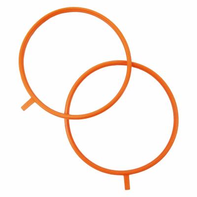 China Gaxeta de borracha Ring Orange O Ring Molded Gasket do Buna EPDM MVQ do carro à venda
