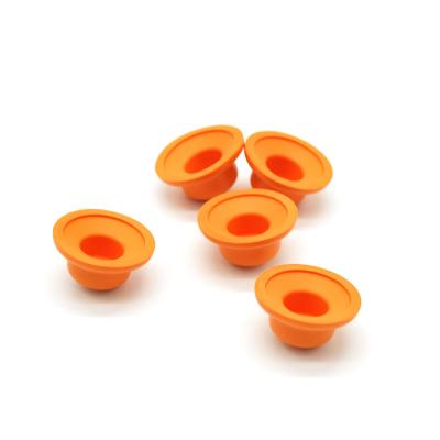 China Orange Rubber Seal Silicone/FPM Nitrile High Temperature Custom Rubber Parts for sale