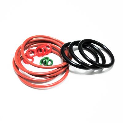 China Colourful Solid Rubber O Rings High Tensile Strength Silicone FKM HNBR CR PU Rubber Other Products for sale
