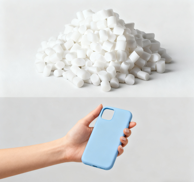 Flexible TPE Raw Material for Phone Case Molding Soft and Shock-Absorbing for Daily Device Protection 0