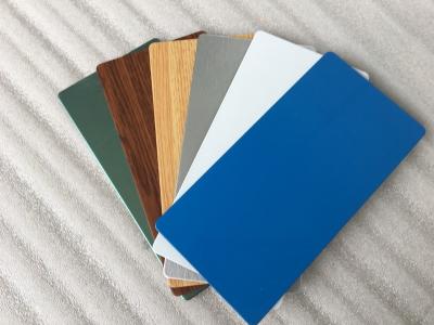 China Glossy Blue ACP Aluminium Composite Panel 2000mm Width With 0.30mm Alu Thickness for sale